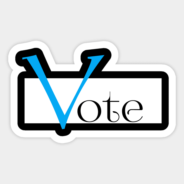 Vote Sticker by Aymen designer 